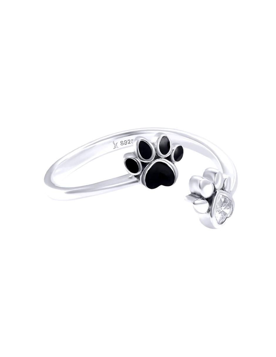 Anillo de perro Pets P 925 de plata circonita brillante 3