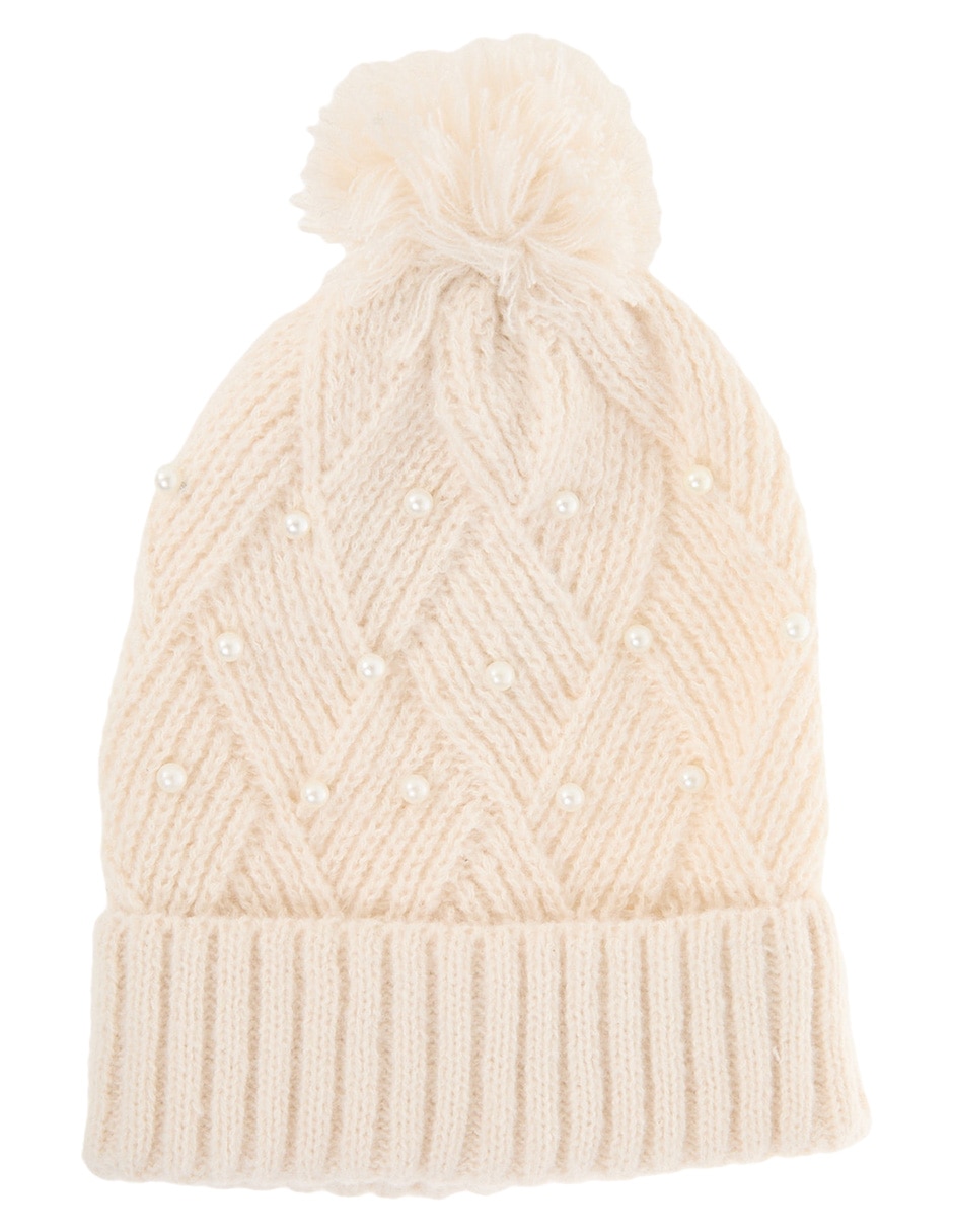 Set bufanda gorro con pedrería de mujer 2