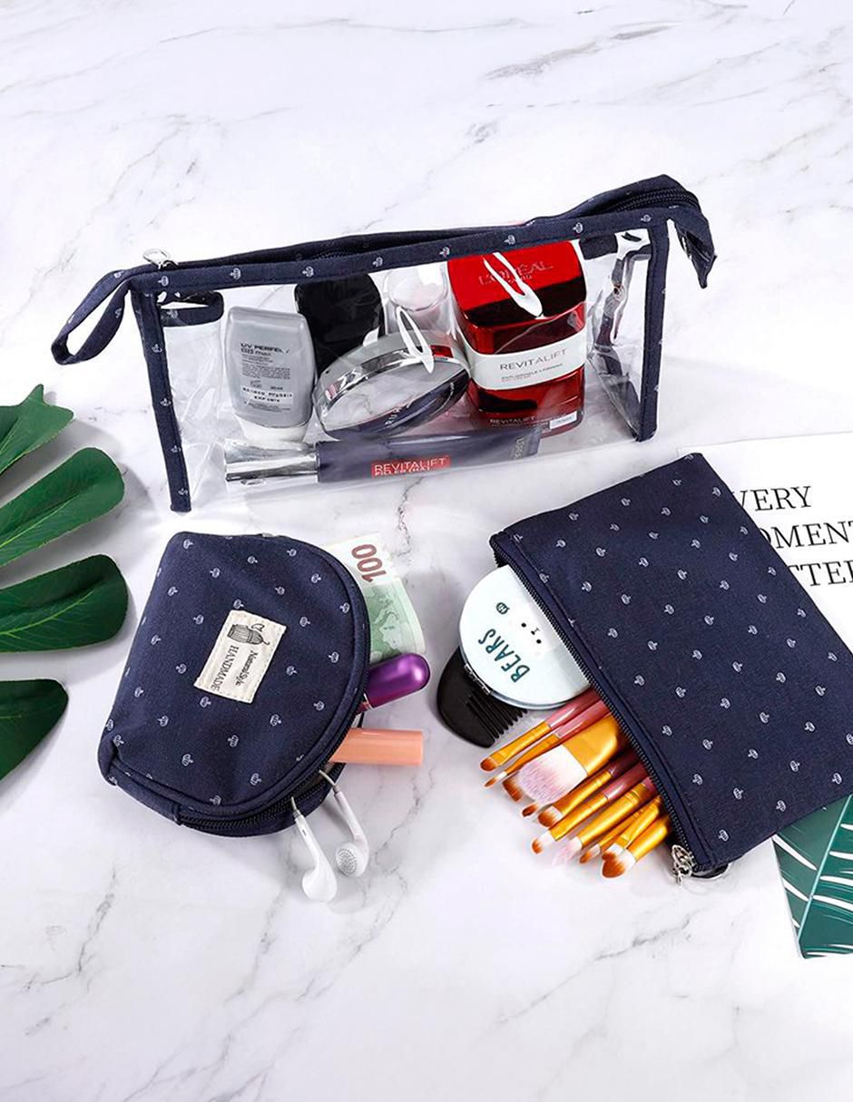Set cosmetiquera para maquillaje donut colección cosmetiquera estuches de maquillaje no aplica no "de" nylon 3 "piezas" (si aplica) "para" mujer