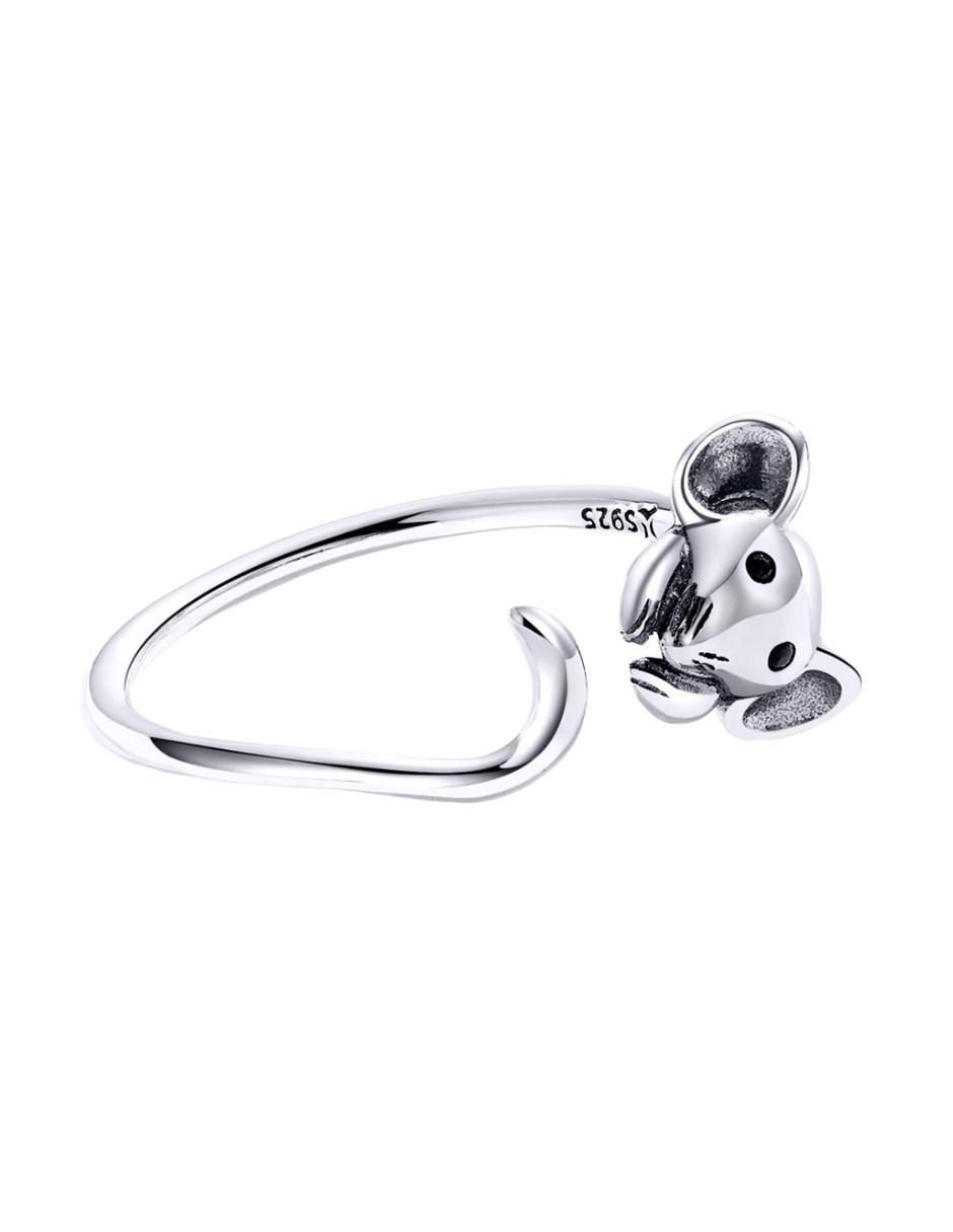 Anillo de ratón Nature P 925 de plata brillante Anillo de ratón Nature P 925 de plata brillante