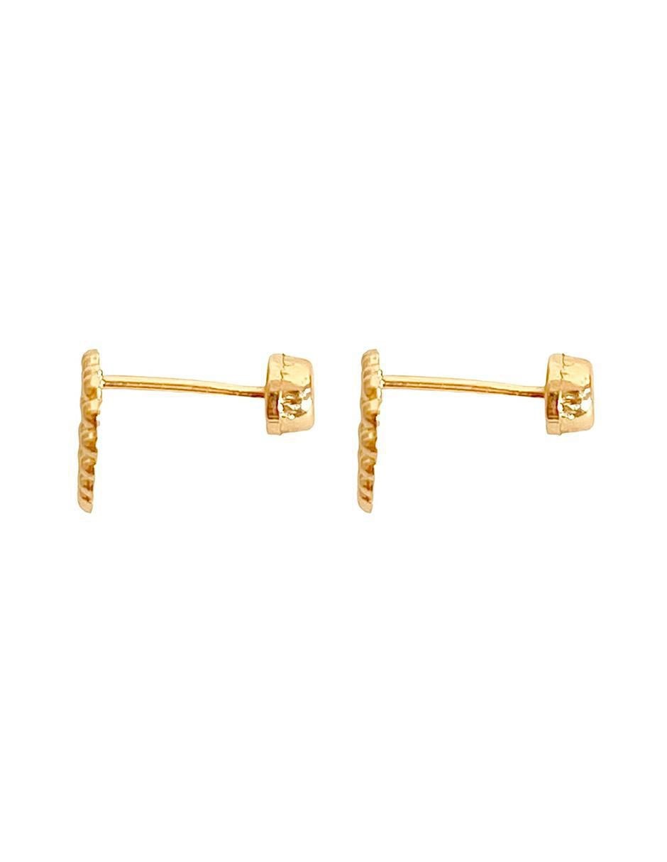 Broqueles de corazón de oro 4