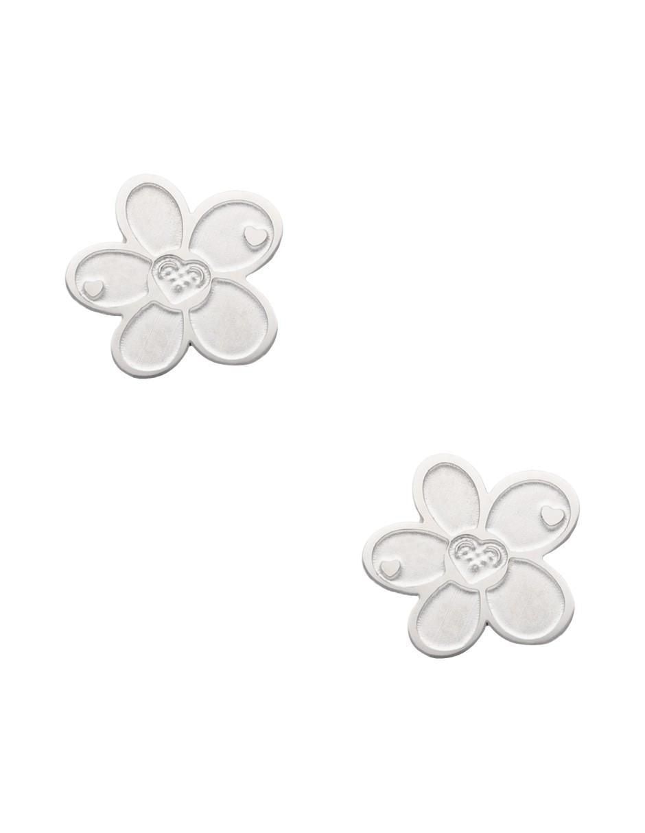 Broqueles de flor con acabado brillante Broqueles de flor con acabado brillante