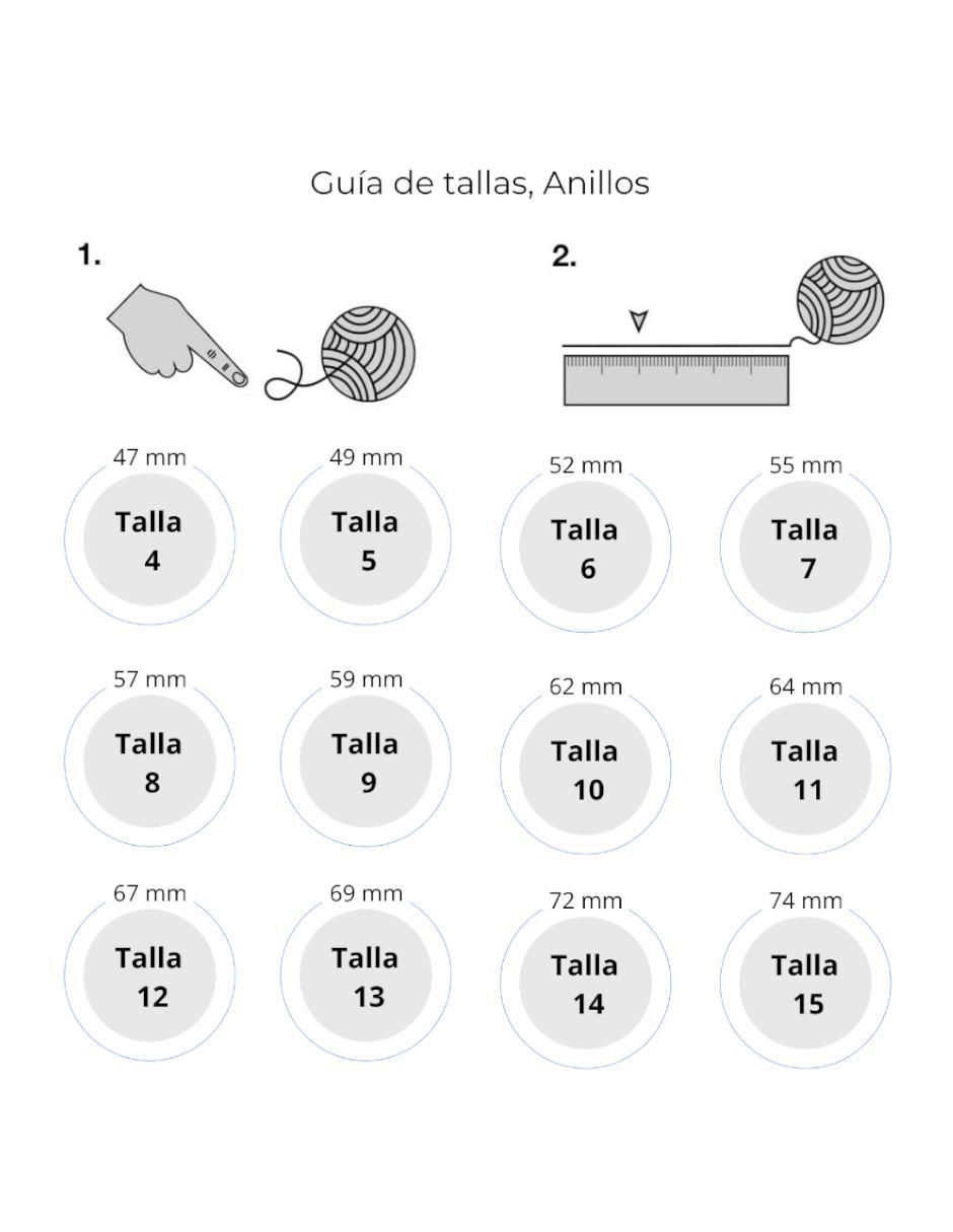 Anillo de estrella Nature P 925 de plata brillante 5