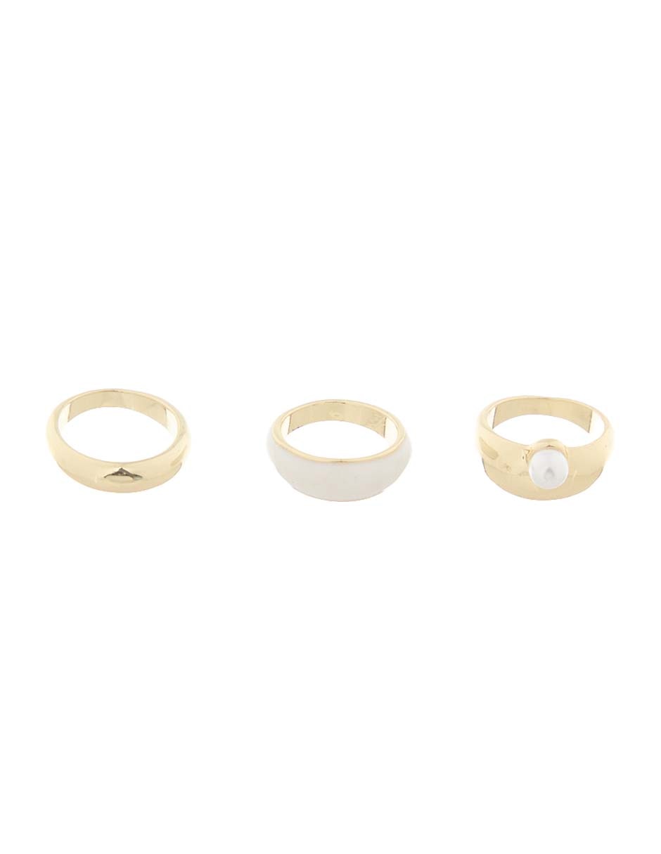 Set anillo pulido