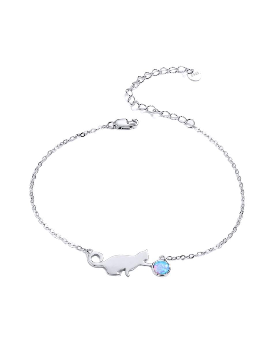 Pulsera de plata P 925 Pets con acabado pulido Pulsera de plata P 925 Pets con acabado pulido