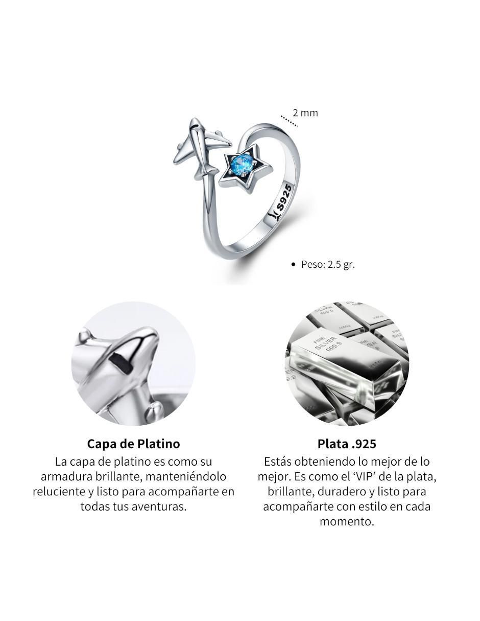 Anillo de estrella Beauty P 925 de plata circonita brillante 4