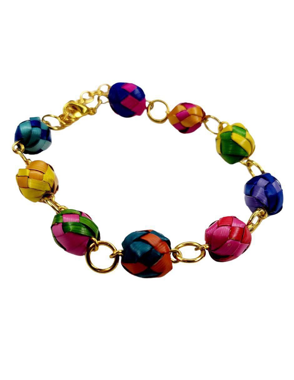 Pulsera Palma con acabado esmaltado 2