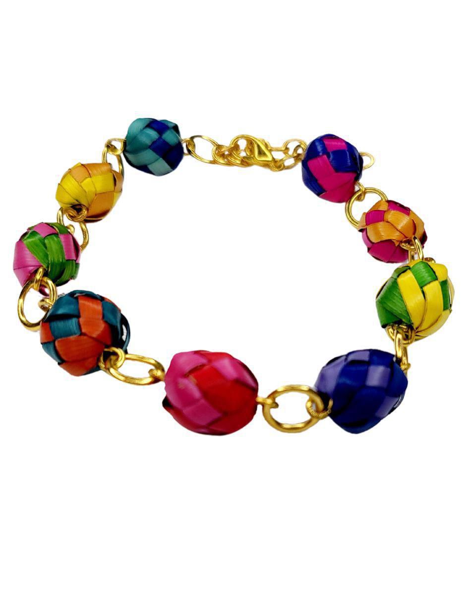 Pulsera Palma con acabado esmaltado 4