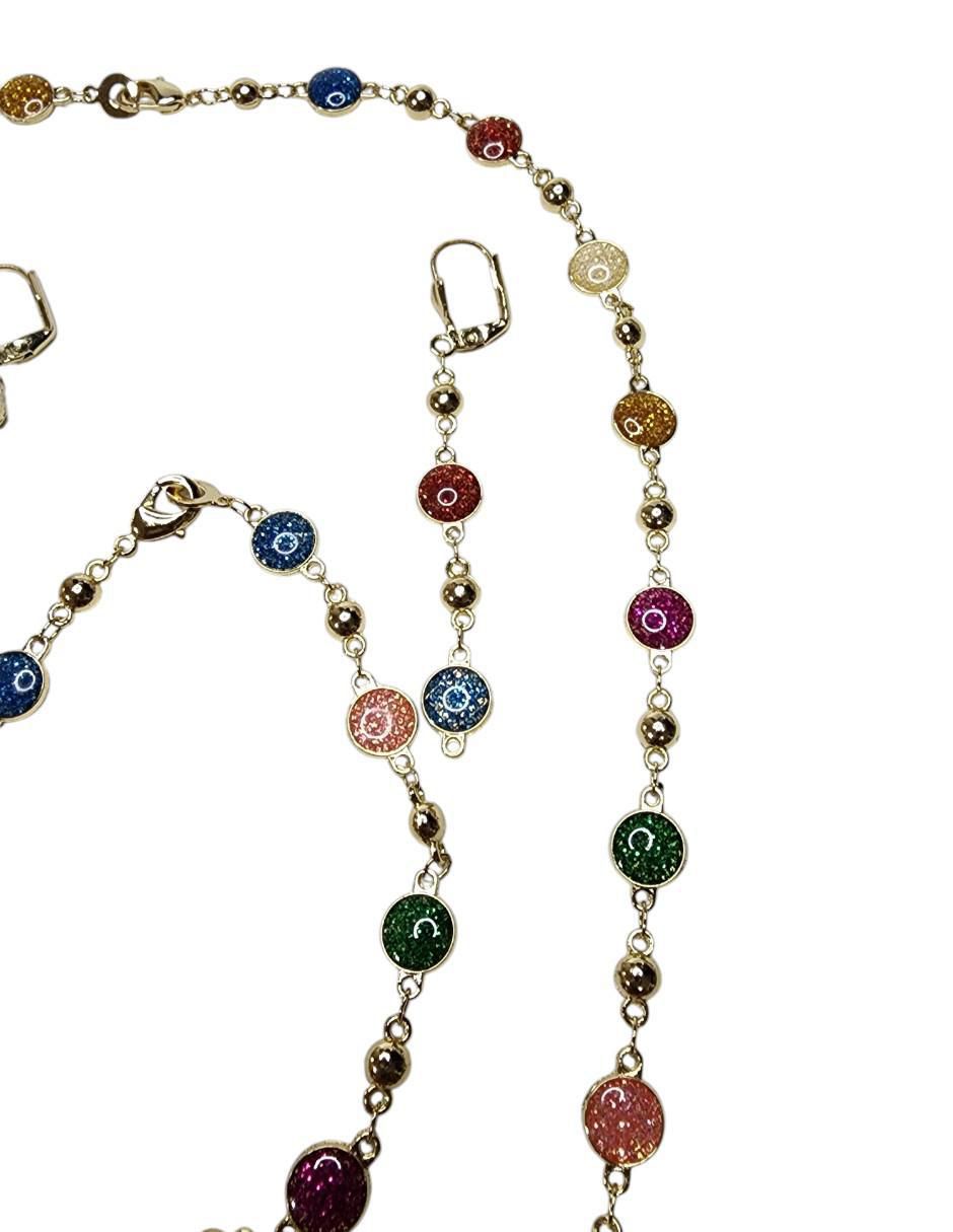 Set collar, pulsera y aretes 4