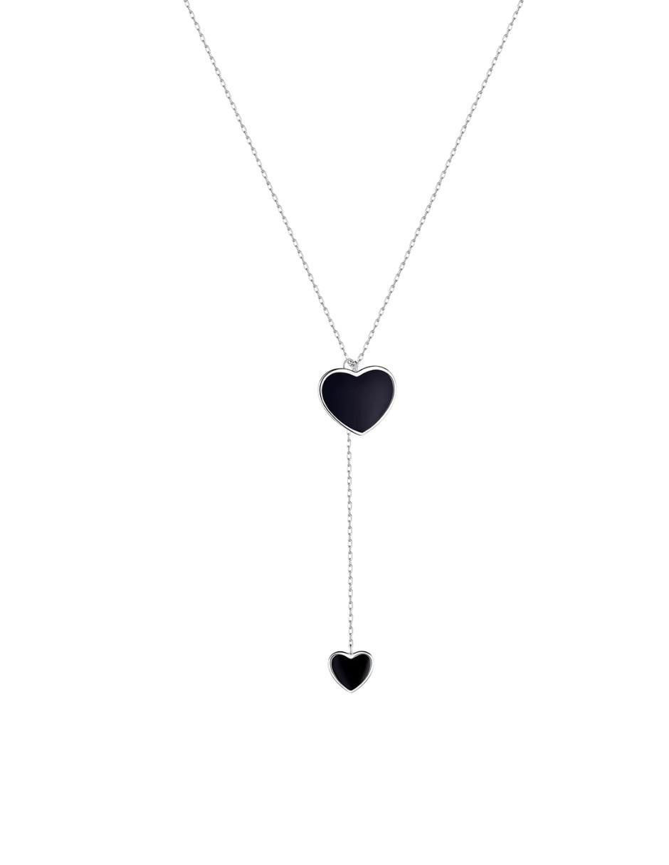 Collar de corazón Beauty de plata P 925