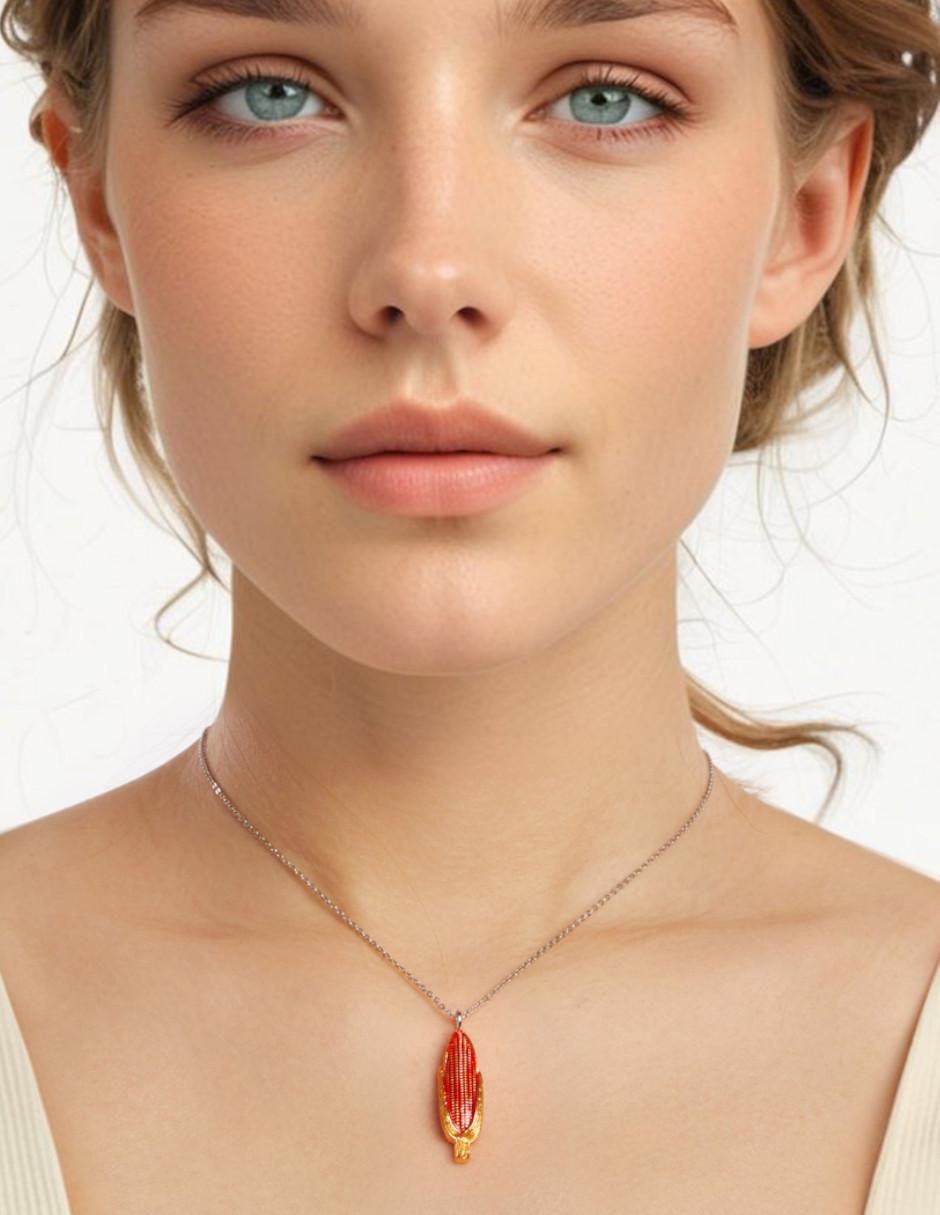 Collar de mazorca Raíces de plata P 925 7