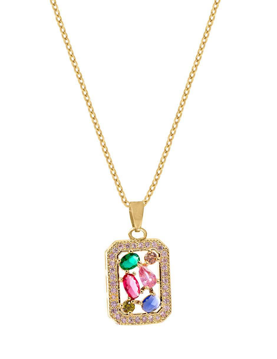 Collar cuadrado 18 K Collar cuadrado 18 K