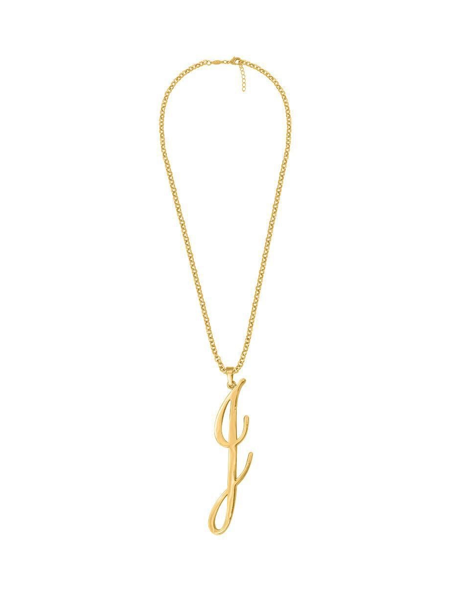Collar de letra j 18 K 2