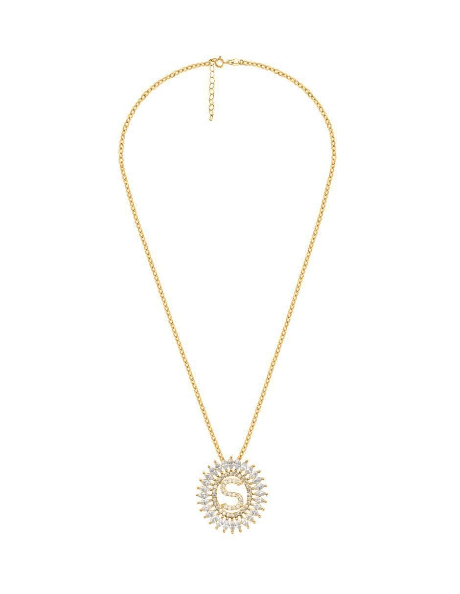Collar de letra s 18 K 2