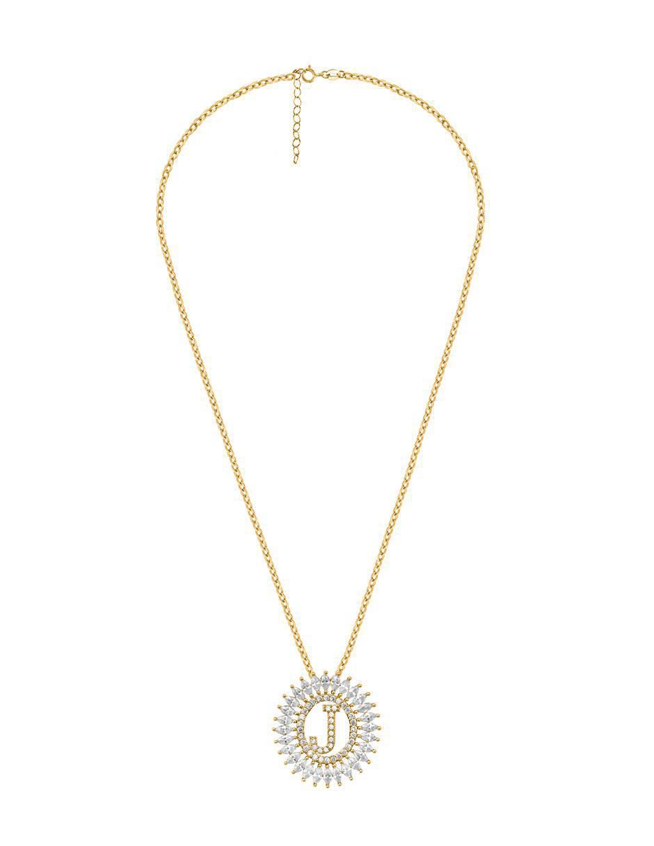 Collar de letra j 18 K 2