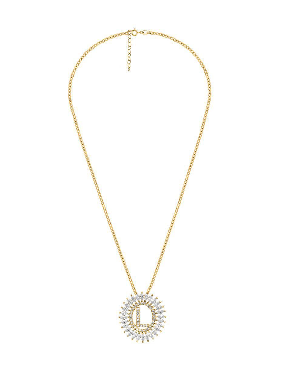 Collar de letra l 18 K 2