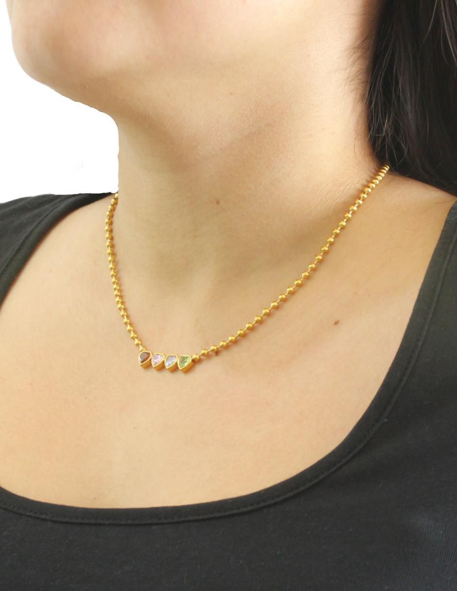 Collar de corazón 4