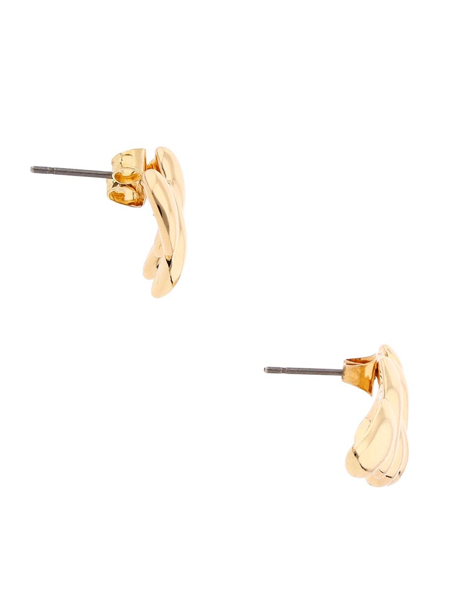 Aretes largos con acabado pulido 3