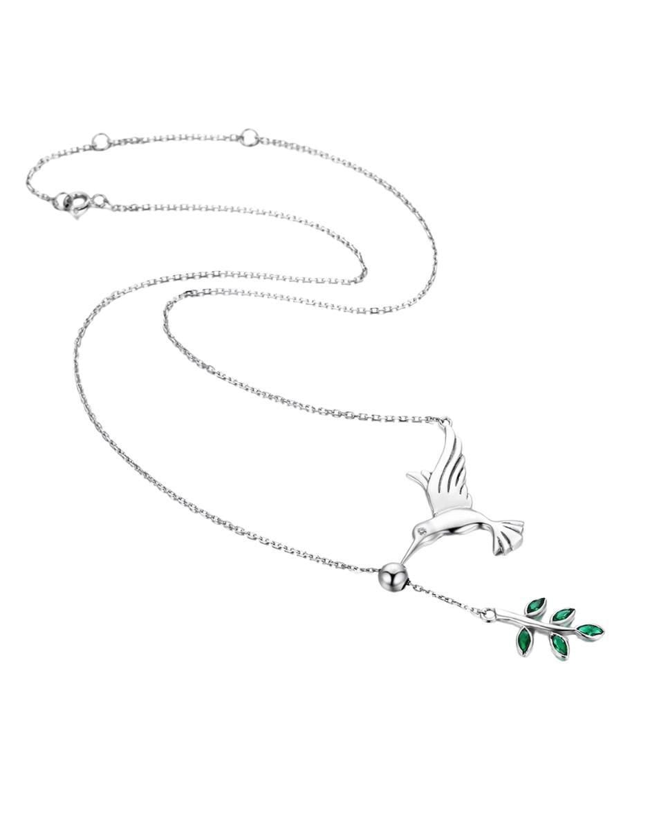 Collar de colibrí Nature de plata P 925 3