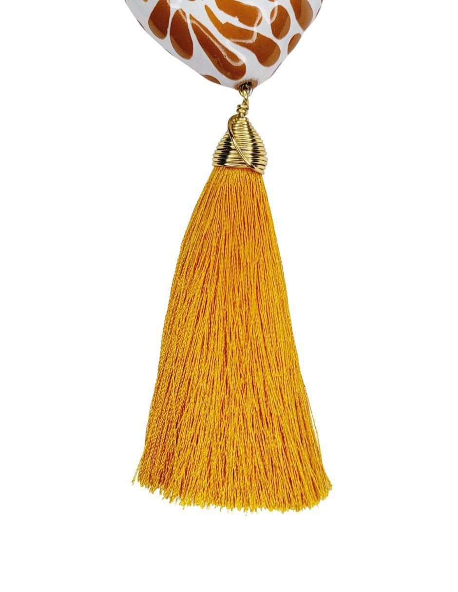 Collar no aplica "de (si aplica)" corazón maria rayuela talavera "de" estaño 24 k