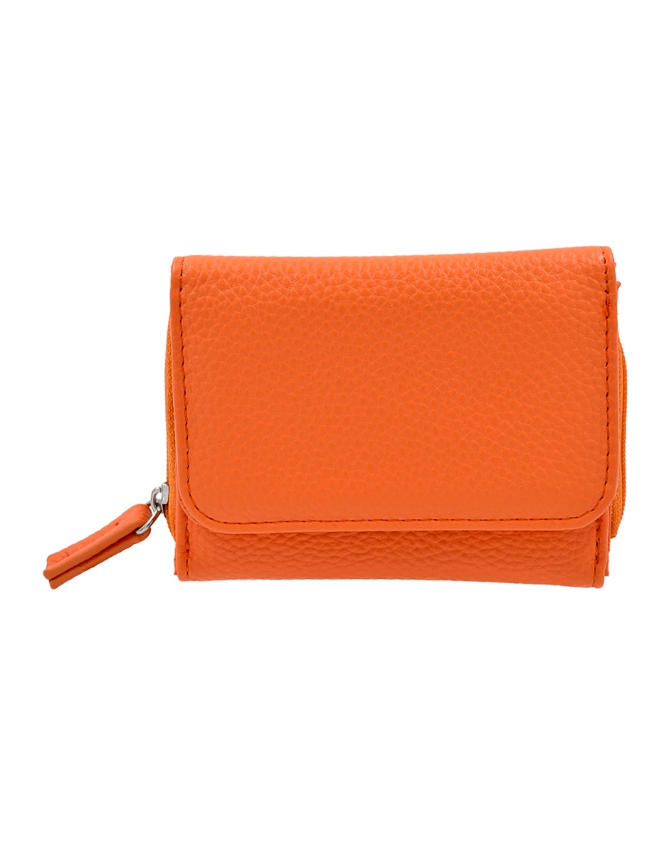 Tarjetero Mujer Monedero Con Cierre Meses Sin Interu00e9s Zip Card