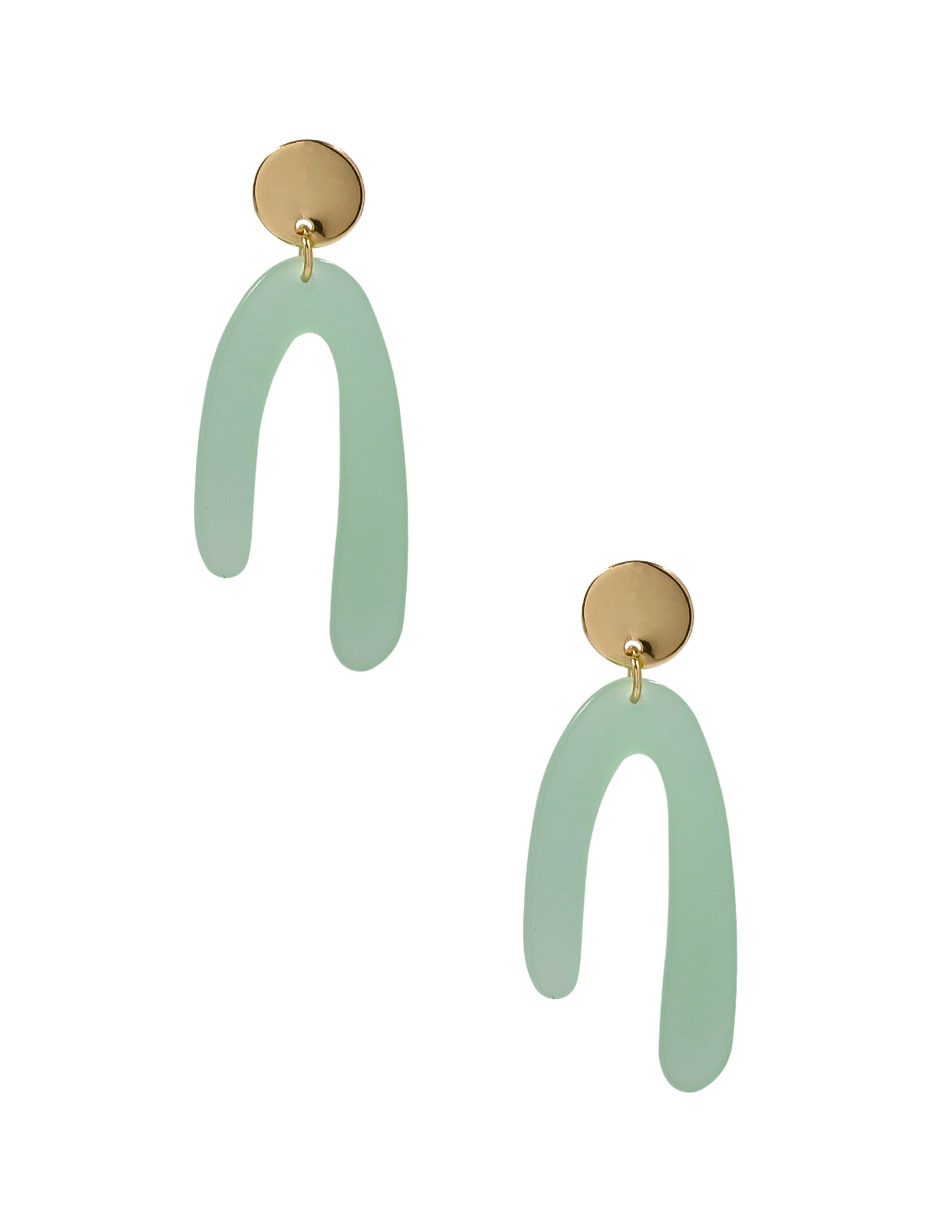 Aretes con acabado mate
