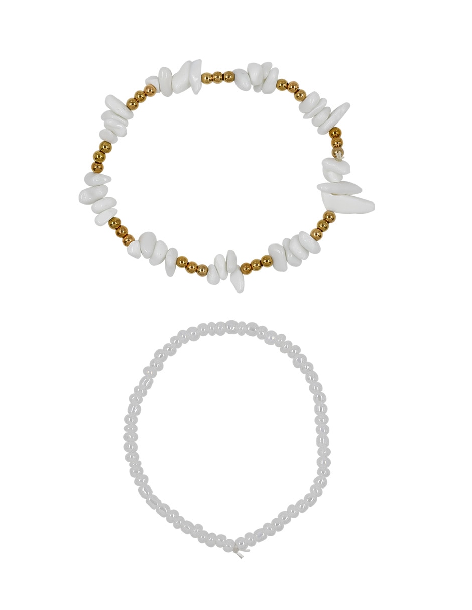 Set pulsera con acabado mate