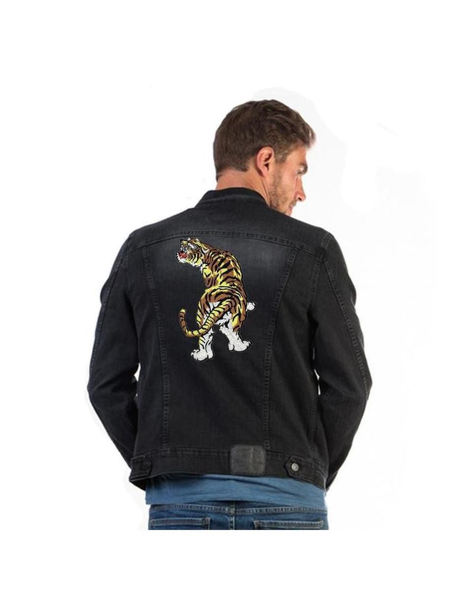 Parche decorativo para ropa Tiger04 aplicación bordado 4