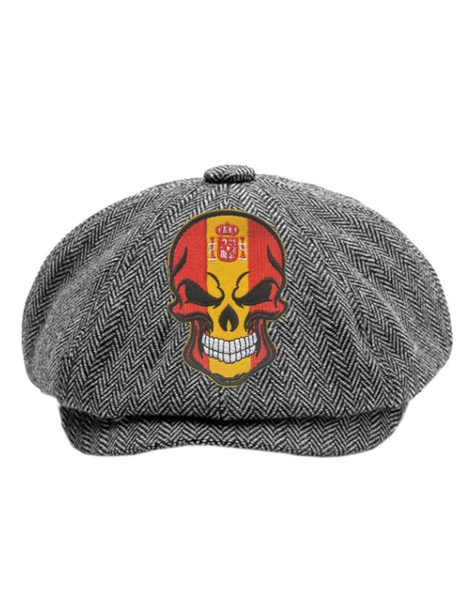 Parche decorativo para ropa Skull Flag01 aplicación bordado 3
