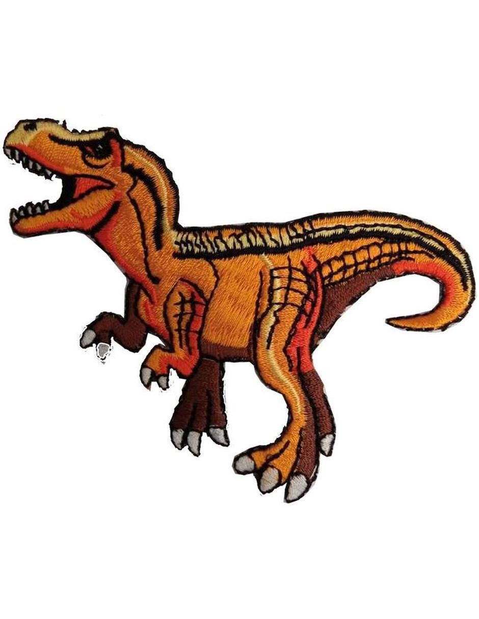Parche decorativo para ropa Dinosaur06 aplicación bordado