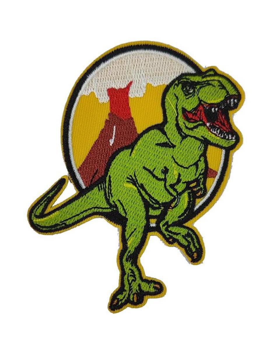 Parche decorativo para ropa Dinosaur05 aplicación bordado Parche decorativo para ropa Dinosaur05 aplicación bordado