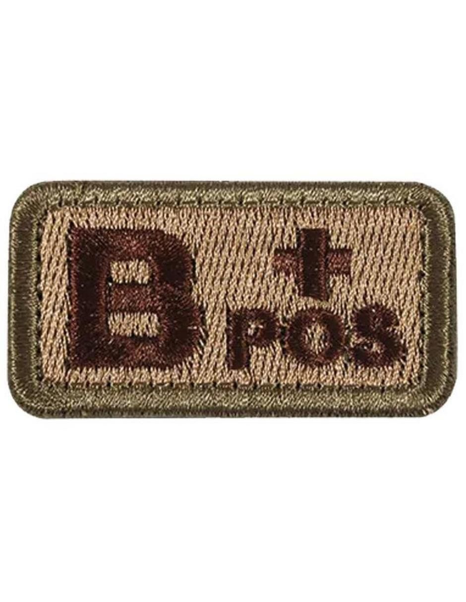 Parche decorativo para ropa Tipo de sangre B+ aplicación bordado Parche decorativo para ropa Tipo de sangre B+ aplicación bordado