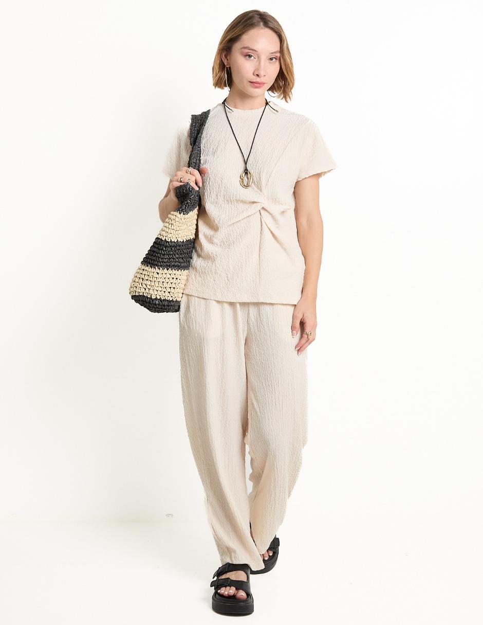 Pantalón relaxed wide leg para mujer 3