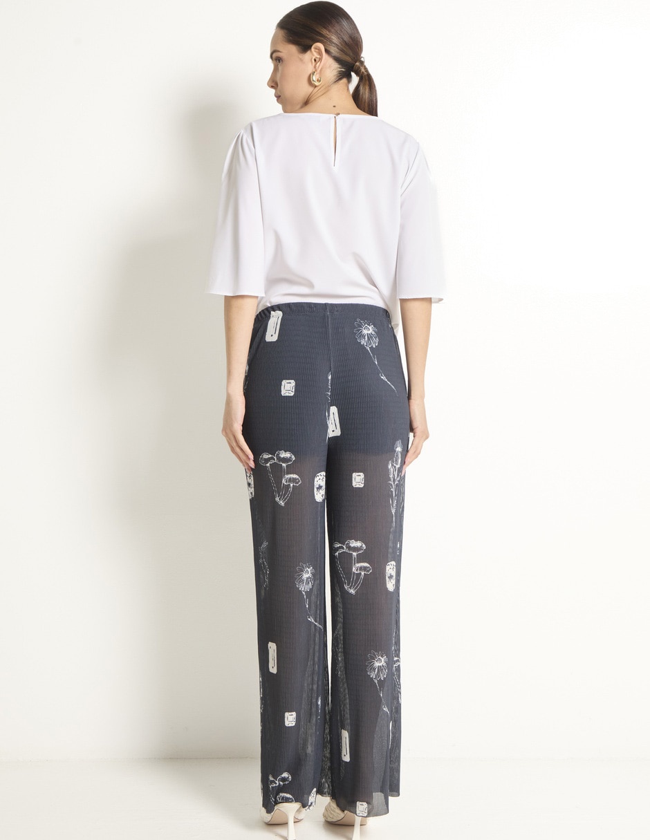 Pantalón relaxed wide leg para mujer 2