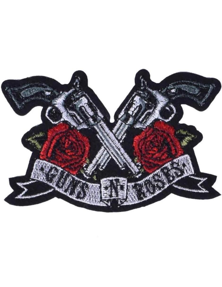 Parche decorativo para ropa Guns N' Roses aplicación bordado Parche decorativo para ropa Guns N' Roses aplicación bordado