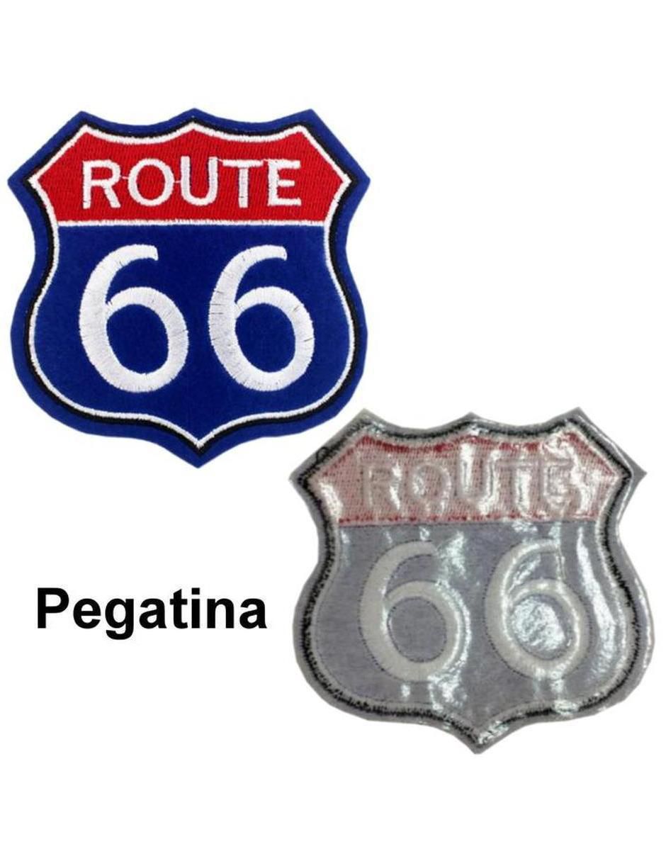 Parche decorativo para ropa Route 66 aplicación bordado 3