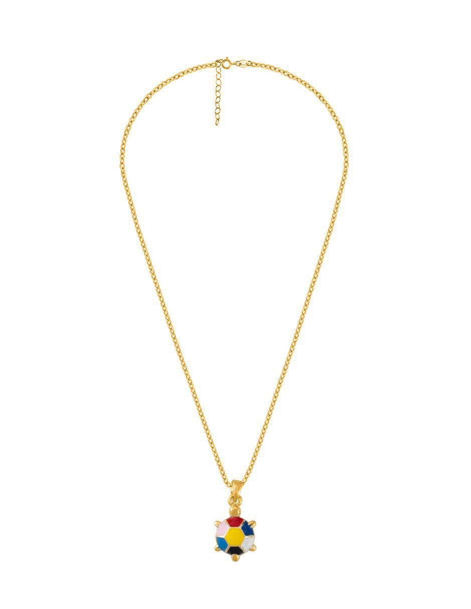 Collar con dije de tortuga 18 K 3