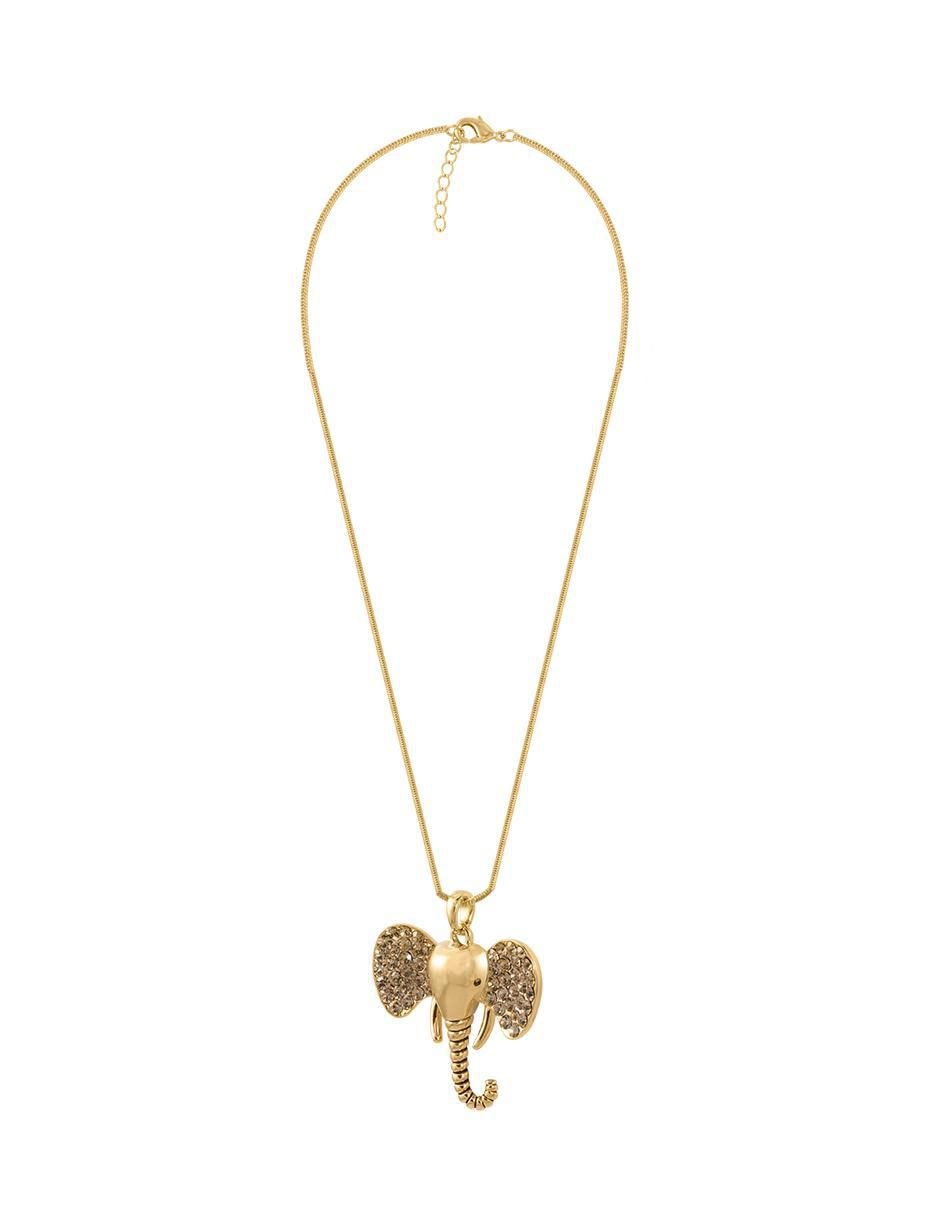 Collar con dije de elefante 18 K 3