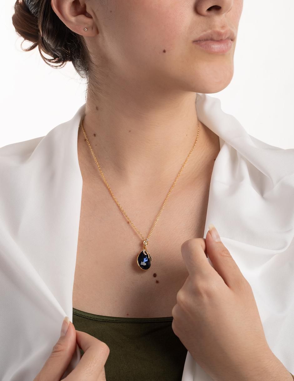 Collar con dije 18 K 2