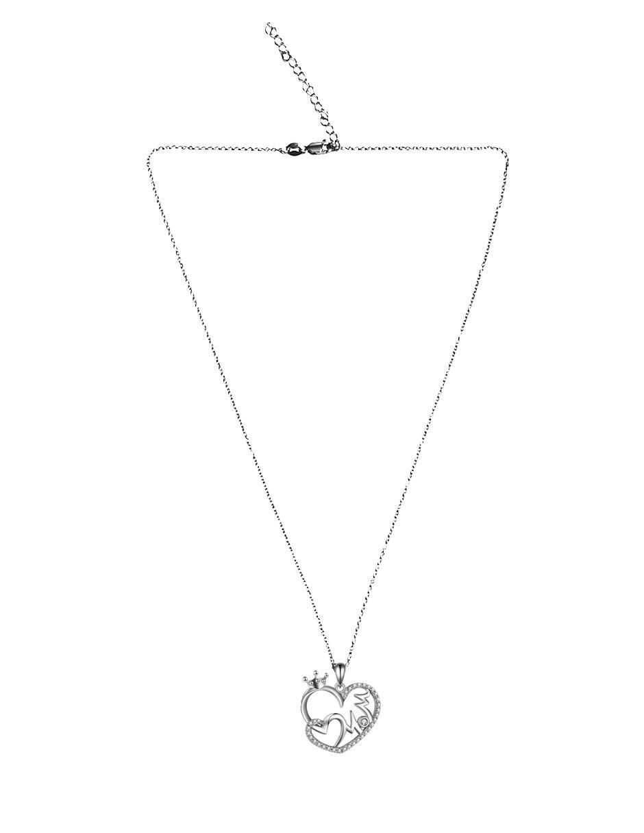 Collar de corazón de plata P 925 2