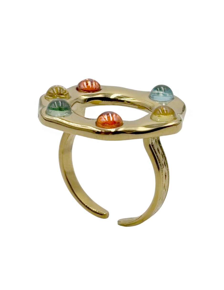 Anillo martillado 6