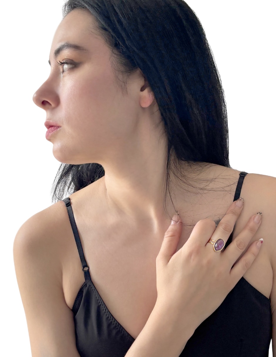 Anillo "de (si aplica)" gota sin familia no aplica sin kilataje "de" metal sin gema liso 9