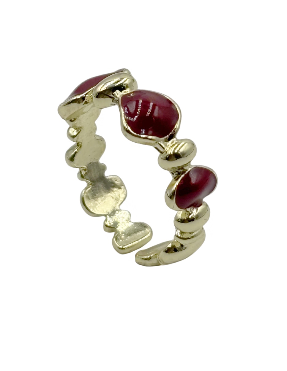Anillo martillado 8