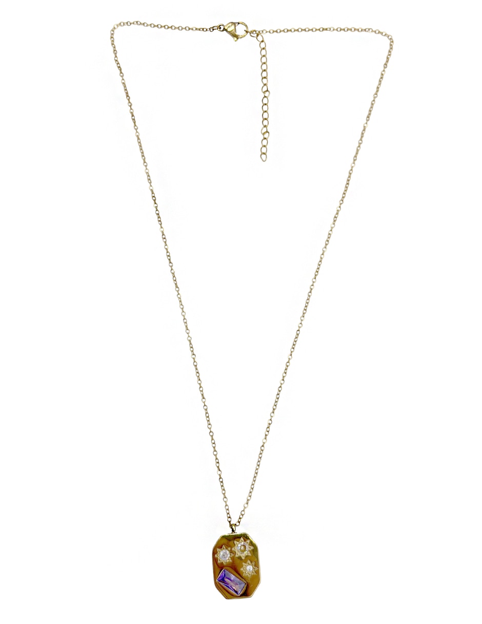 Collar con dije ovalado 6
