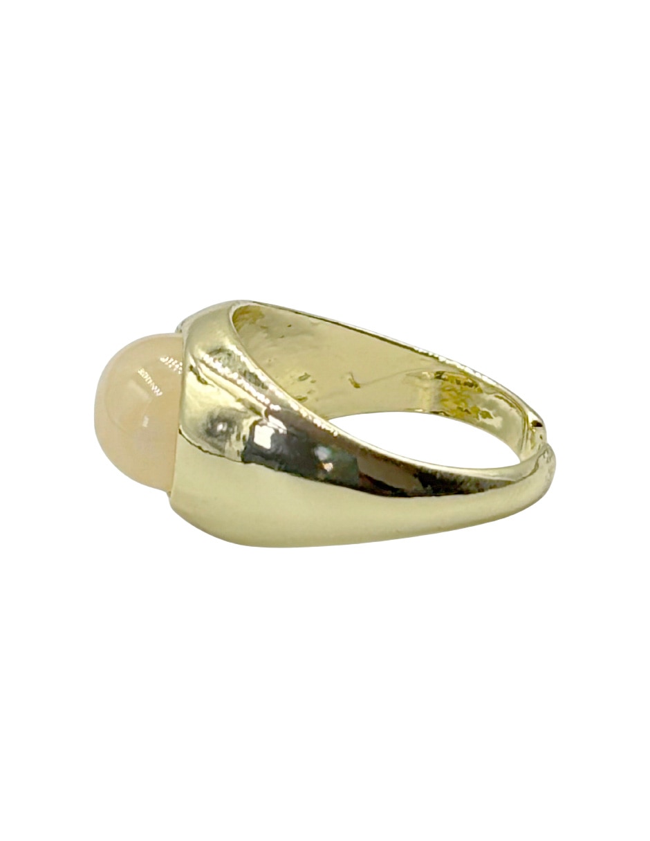 Anillo "de (si aplica)" asimétrica sin familia no aplica sin kilataje "de" metal sin gema liso 3