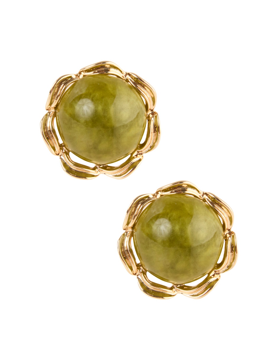 Aretes redondos Lieb con acabado brillante