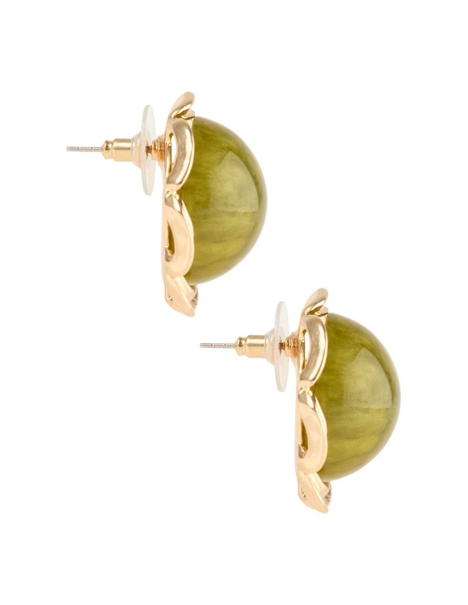 Aretes redondos Lieb con acabado brillante 3