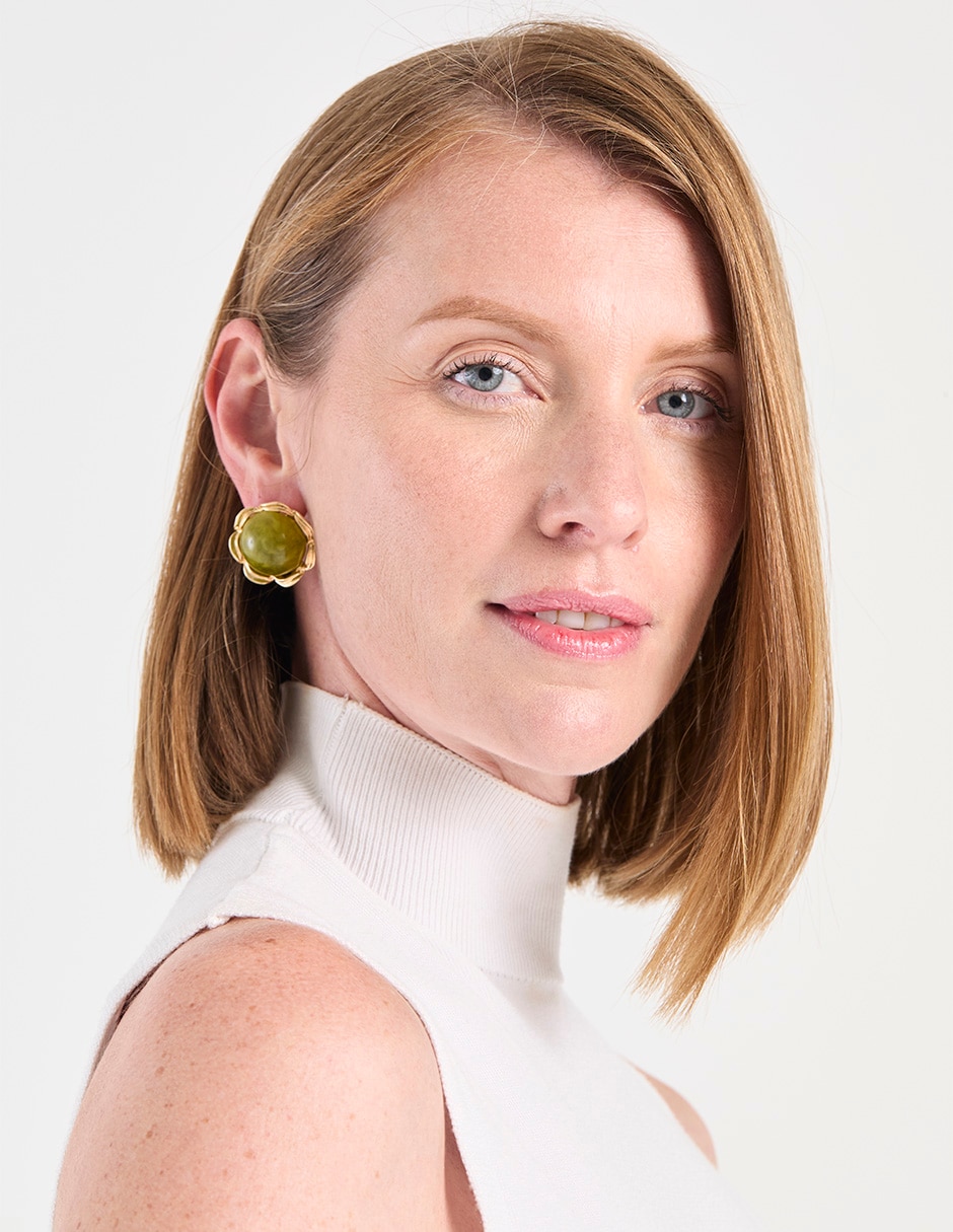 Aretes redondos Lieb con acabado brillante 4