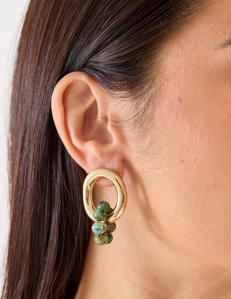 Aretes con acabado brillante 4