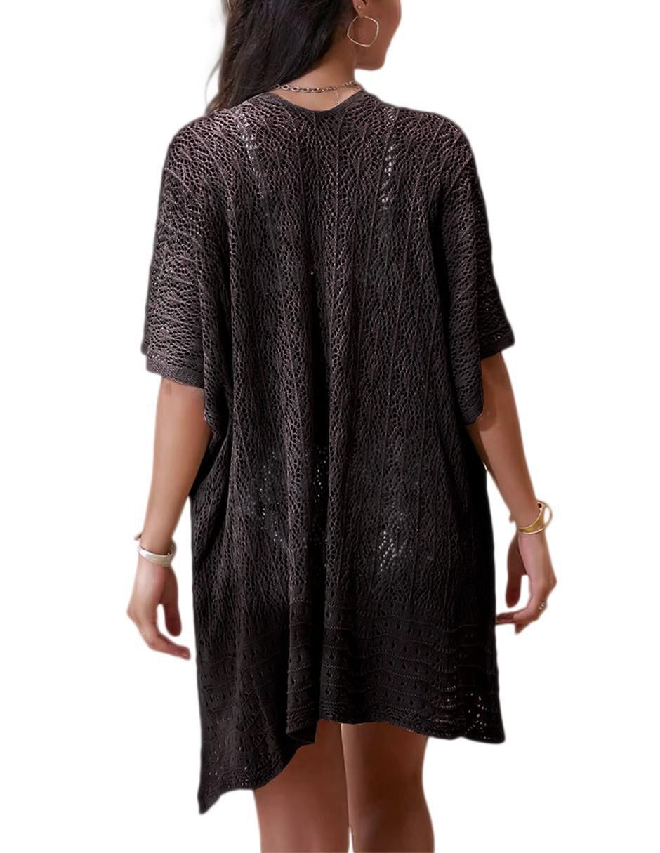 Salida de playa vestido con borla para mujer 2